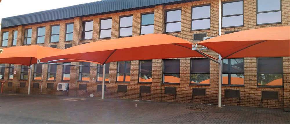 Insimbi Alloy cantilever shade port, Wadeville